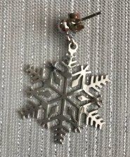 snowflake earring